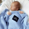 Coperta Grande in Bamboo e Cotone - Azzurra - immagine 6