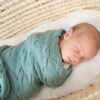 Coperta in Lana Merino di Collezione Premium - Verde Salvia - immagine 3