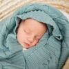 Coperta in Lana Merino di Collezione Premium - Verde Salvia - immagine 9
