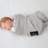 Coperta in Bambù e Cotone a Maglia Rombi - Grigio Pastello - immagine 7