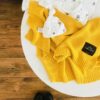 Coperta in Bambù e Cotone a Maglia Classica - Miele - immagine 3
