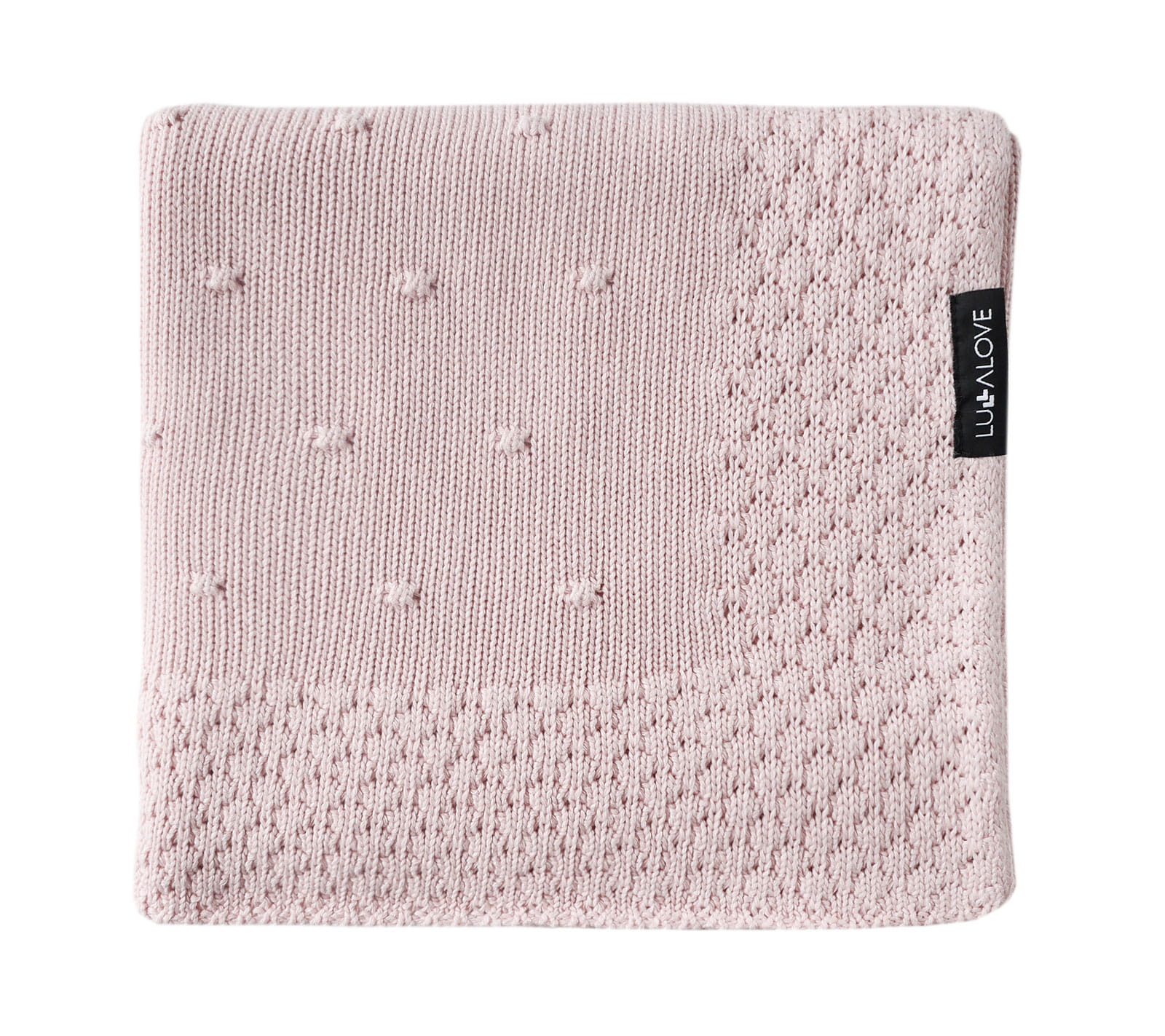 Coperta Neonato In Cotone 100% – Coperte Bambini 70x100 Cm, Tessuto Plumeti E Nido D’ape, Colori Pastello (Rosa), Made In Spain