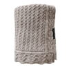 Coperta in Lana Merino Premium Biscotto - Stardust