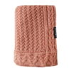 Coperta in Lana Merino Premium Biscotto - Terracotta