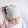 Cappello da Neonato con Nodo 3-9 mesi - Grigio - immagine 6