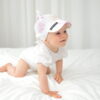 Cappello da Sole Regolabile in Bamboo - Felci Rosa - immagine 3
