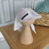 Cappello da Sole Regolabile in Bamboo - Felci Rosa - immagine 4