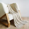 Coperta di Bambù Estiva per Adulti Coniglietto - Beige - immagine 2