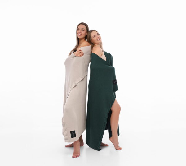 Coperta in Bambù XL per Tutte le Stagioni, 160x120 cm - Verde - immagine 3